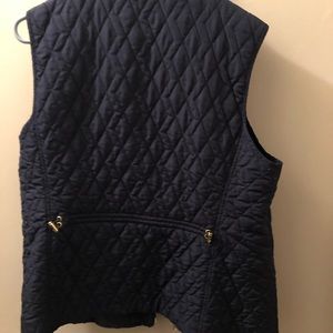 Women’s Quilted Vest - navy blue